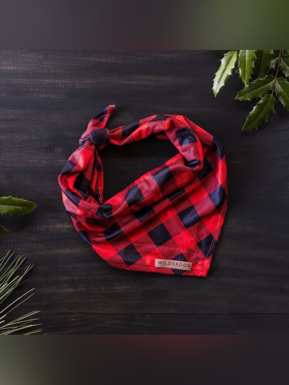 Brand New! Wilderdog Cooling Dog Bandana - Buffalo Check